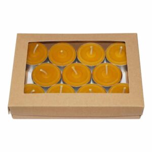 Bivoks Fyrfadslys uden Aluskåle